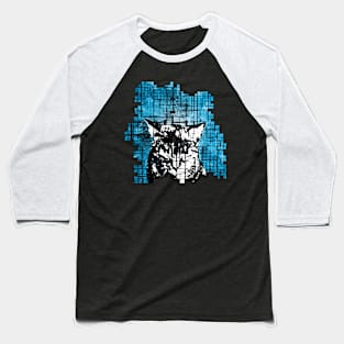 cat in blue Baseball T-Shirt